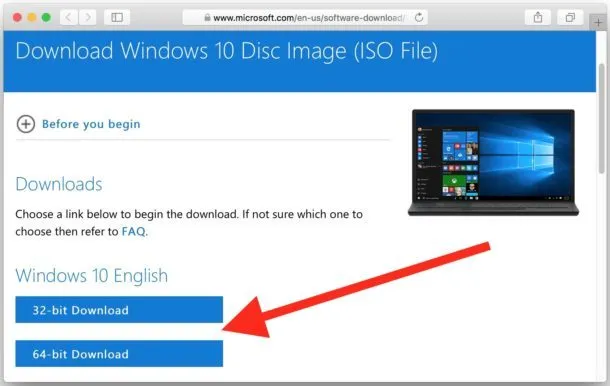 Downloader ISO da Microsoft Raton