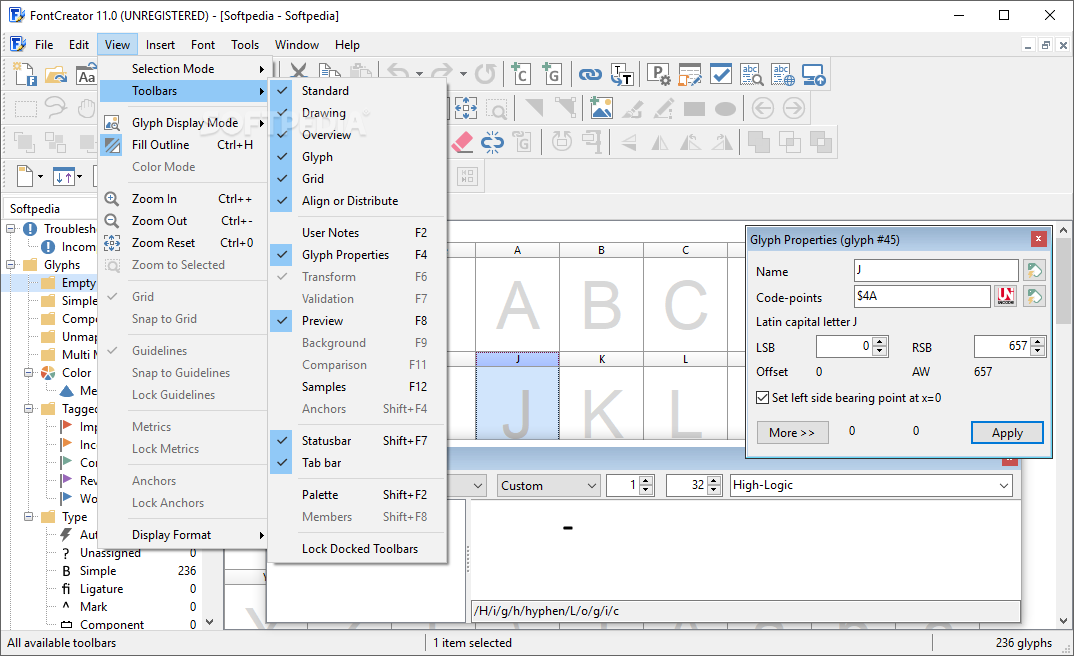 FontCreator Pro Crack 14.0.0.2881 + Keygen mais recente