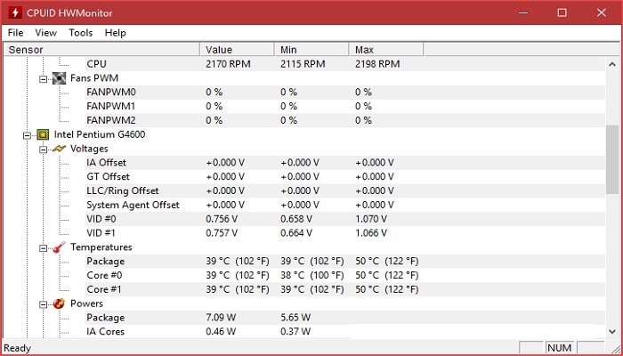 CPUID HWMonitor Pro Descrição