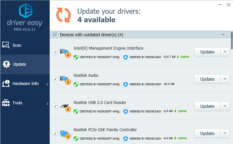 Driver Easy Pro Crack v5.7.3 + Download grátis do Keygen mais recente