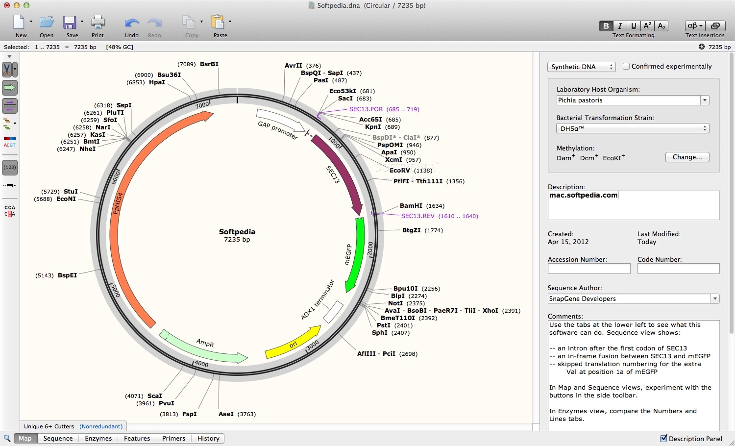 SnapGene Crack v6.1.2 + versão mais recente para download gratuito do Keygen