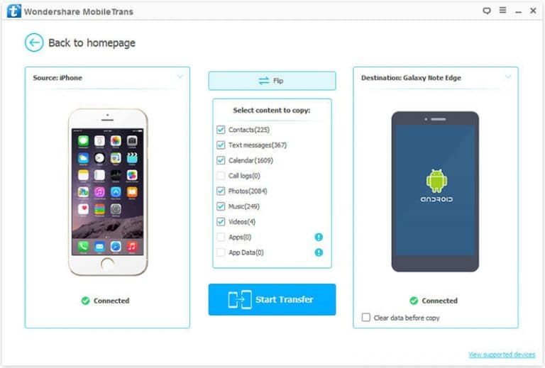 Wondershare MobileTrans 8.3.1 Crack com versão de download de patch 