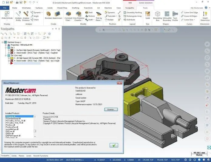 Mastercam 24.22 Crack + download grátis da versão mais recente