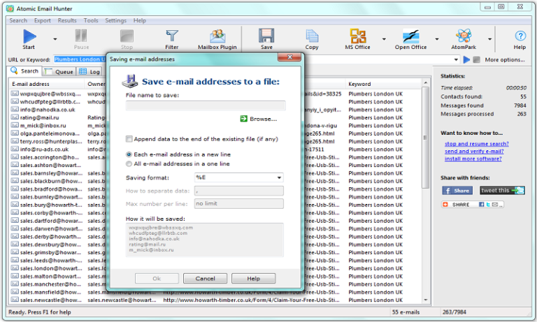 Atomic Email Hunter 15.20.0.485 Crack + Chave Serial