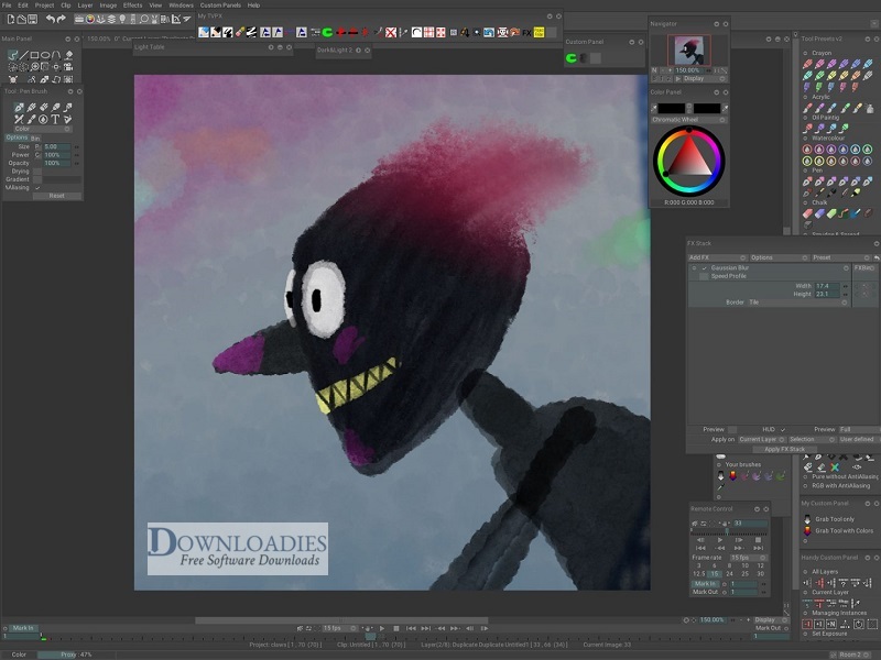 TVPaint Animation Pro Crack 11.5.2 com download gratuito mais recente