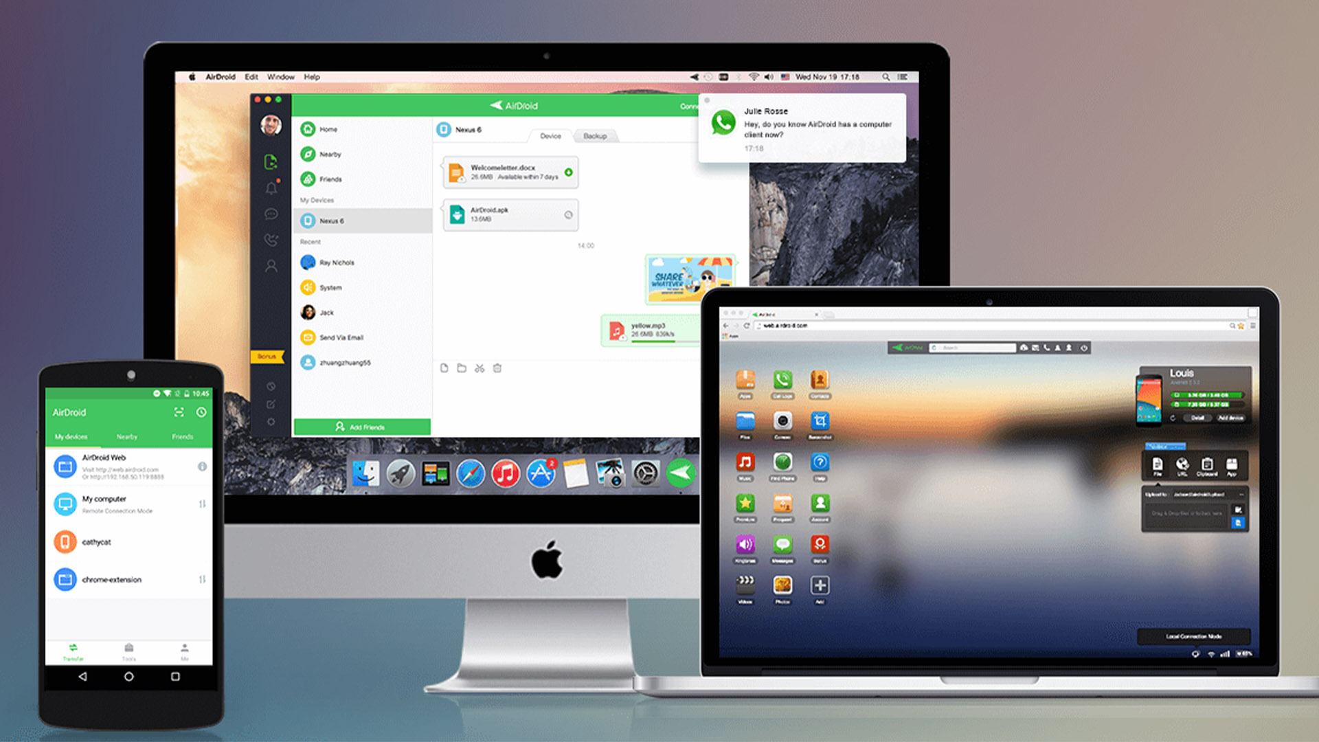 AirDroid 4.2.9.12 Versão mais recente de download gratuito de crack + Keygen