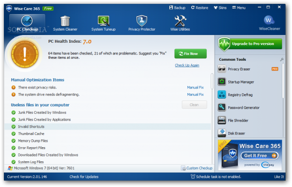 Wise Care 365 Pro 6.2.2 Crack + chave de licença mais recente