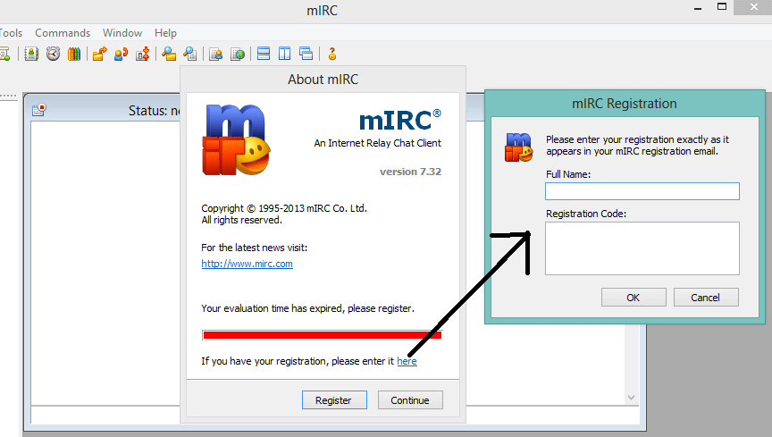 MIRC 7.68 Crack + Código de registro gratuito mais recente